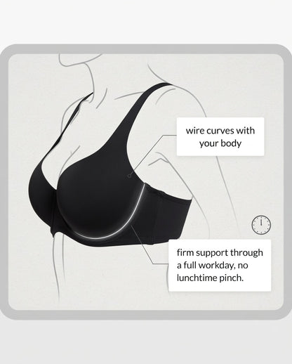 Balconessa™ Seamless Balconette Bra for Invisible Support
