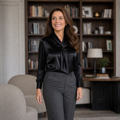 Barbara Abbondanza™ Elegant Shirt for Work and Weekends
