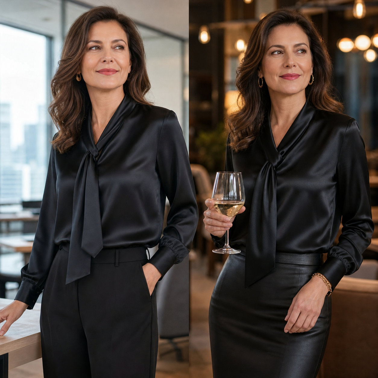 Barbara Abbondanza™ Elegant Shirt for Work and Weekends