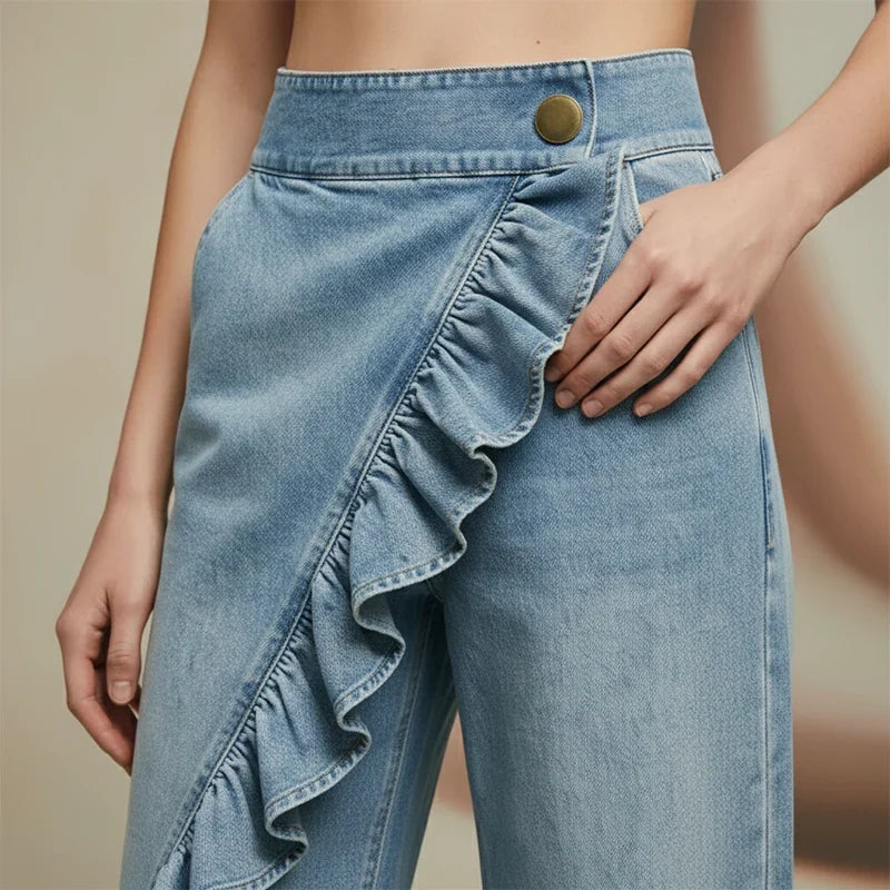 Barbara Acquaviva™ Ruffled High-Waisted Pants for Women