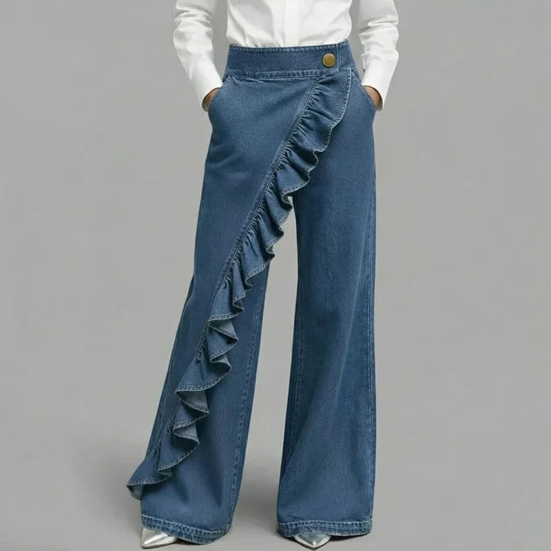Barbara Acquaviva™ Ruffled High-Waisted Pants for Women