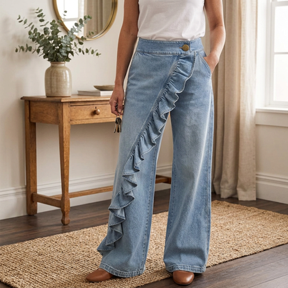 Barbara Acquaviva™ Ruffled High-Waisted Pants for Women