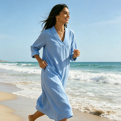 Barbara Della Valle™ Breathable Summer Dress for Effortless Style
