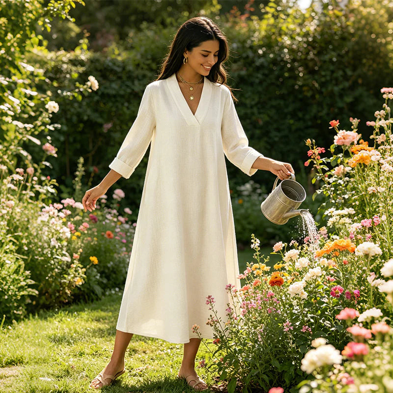 Barbara Della Valle™ Breathable Summer Dress for Effortless Style