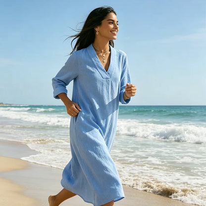 Barbara Della Valle™ Breathable Summer Dress for Effortless Style