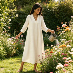 Barbara Della Valle™ Breathable Summer Dress for Effortless Style