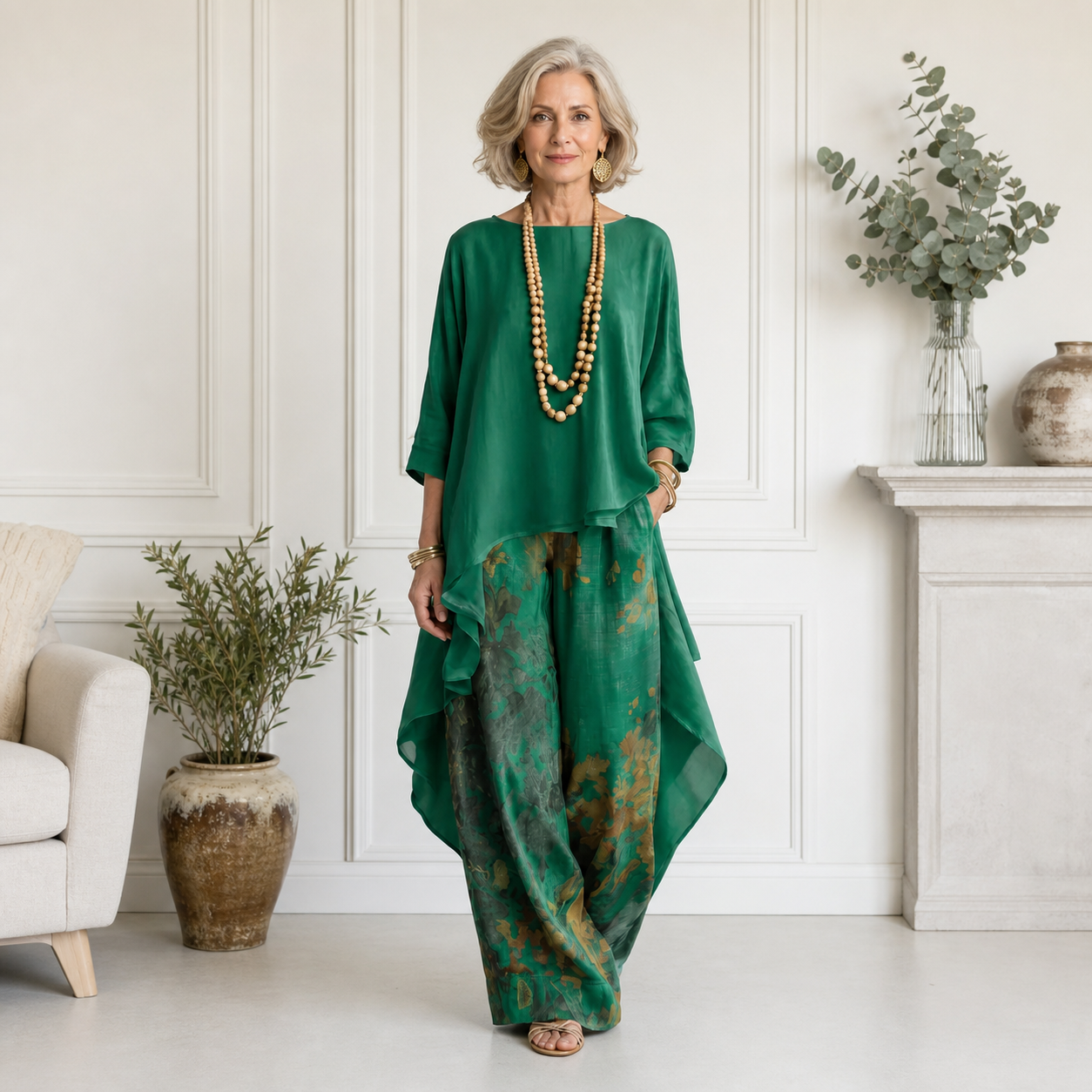 Barbara Girardi™ Elegant Floral Ensemble for Special Occasions