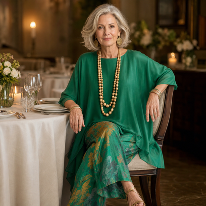 Barbara Girardi™ Elegant Floral Ensemble for Special Occasions
