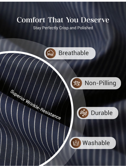 Barbara Ronchi™ Striped Tailored Suit for Polished Style