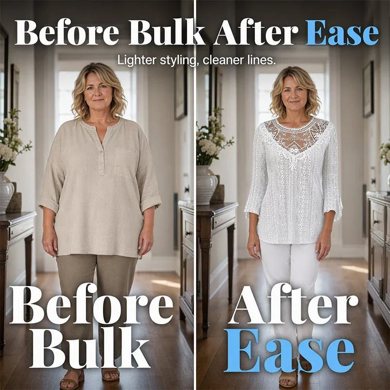 Battistina Catalano™ Feminine Lace Blouse for Easy Casual Days