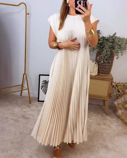Nina Dembélé™ Sleeveless pleated dress