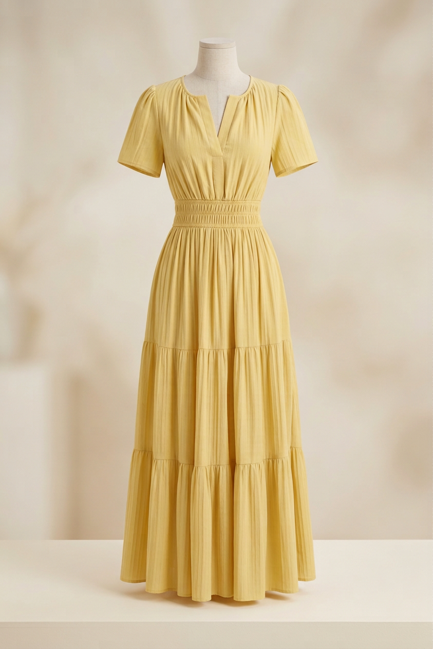 Beatrice Esposito™ Flowing Pleated Maxi Dress