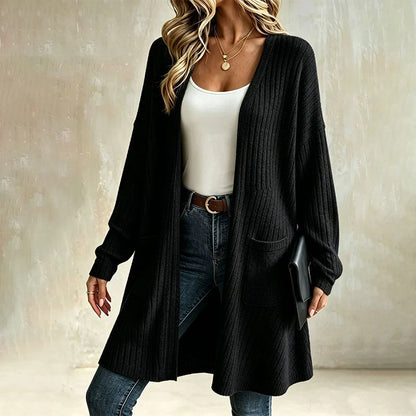 Benedetta Balducci™ Ribbed Cardigan for Effortless Layering