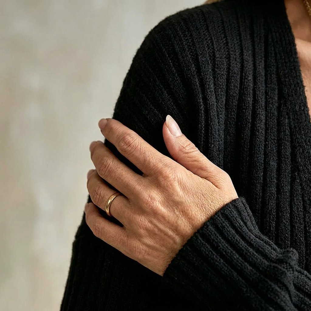 Benedetta Balducci™ Ribbed Cardigan for Effortless Layering