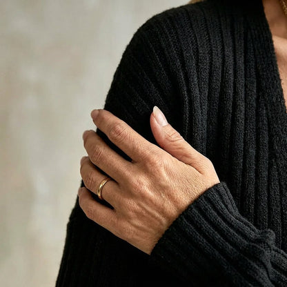 Benedetta Balducci™ Ribbed Cardigan for Effortless Layering