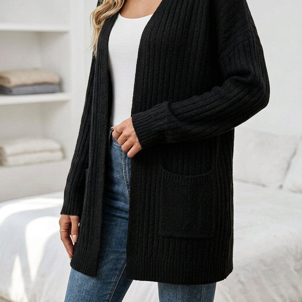 Benedetta Balducci™ Ribbed Cardigan for Effortless Layering