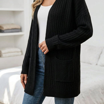 Benedetta Balducci™ Ribbed Cardigan for Effortless Layering