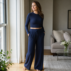 Benedetta Barbieri™ Ribbed Lounge Set for Effortless Comfort
