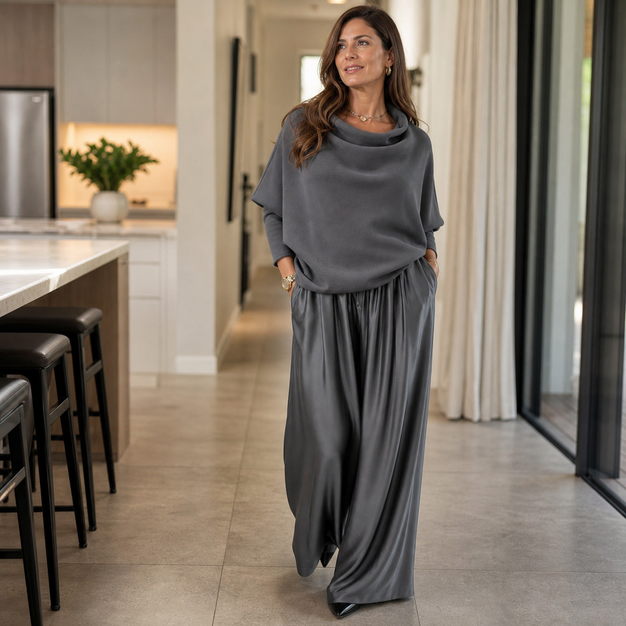 Benedetta Barchetti™ Flowing Two Pieve Set for Effortless Elegance