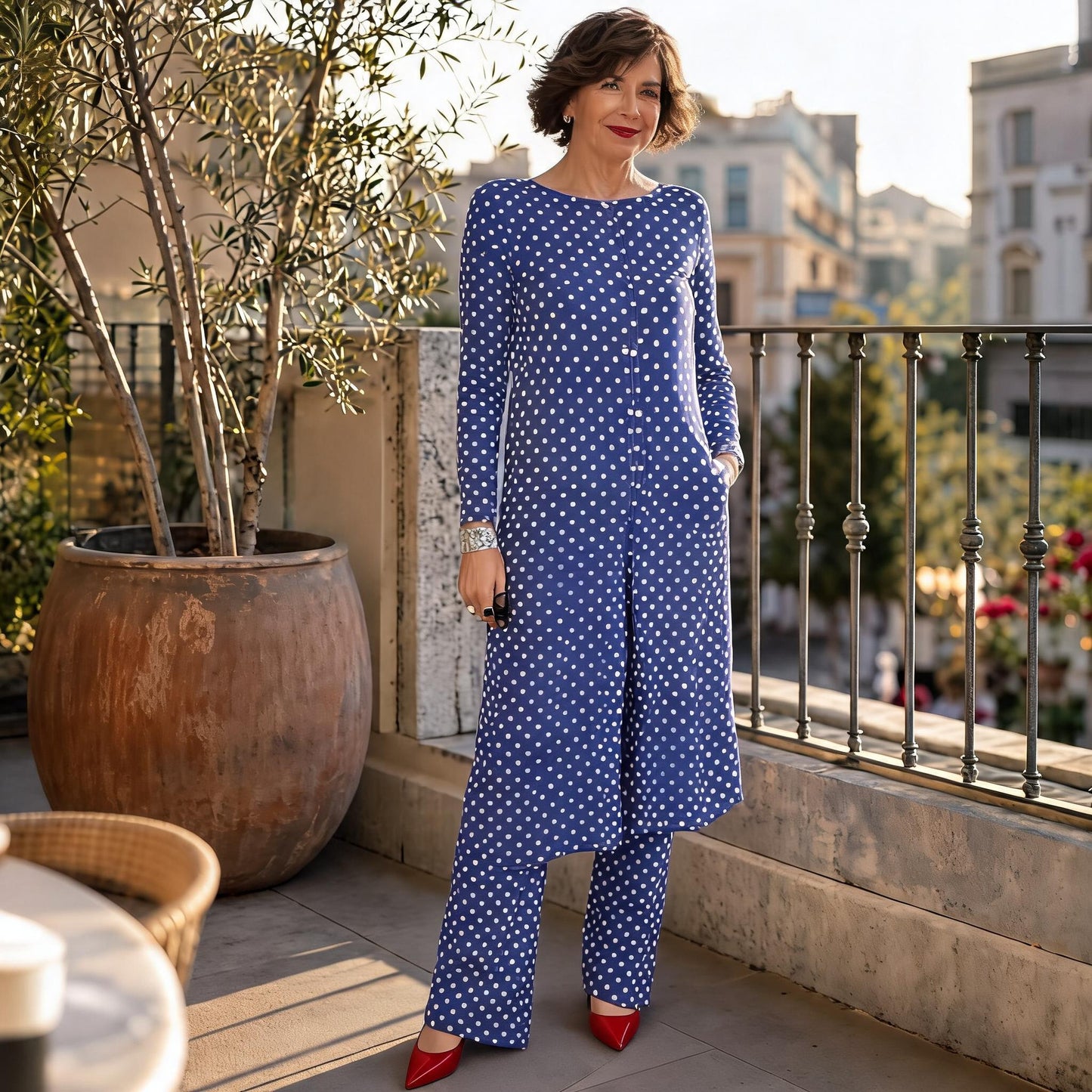 Benedetta Barletta™ Coordinated Two-Piece Set for Effortless Style