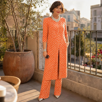 Benedetta Barletta™ Coordinated Two-Piece Set for Effortless Style