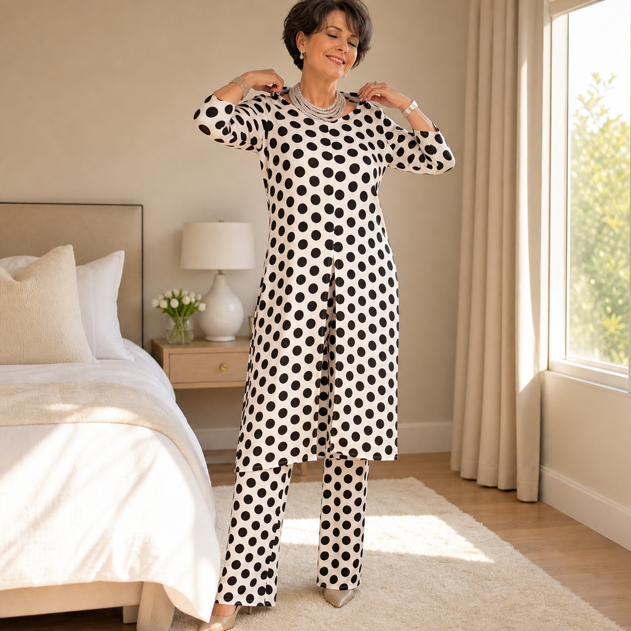 Benedetta Barletta™ Coordinated Two-Piece Set for Effortless Style