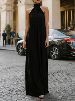Benedetta Giuliani™ Elegant Halter Maxi Dress for Effortless Evenings