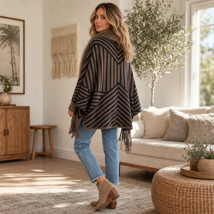 Benedetta Lorenzetti™ Faux Fur Cardigan for Effortless Style