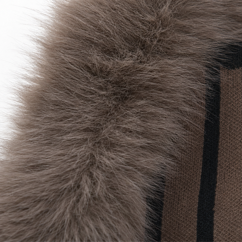 Benedetta Lorenzetti™ Faux Fur Cardigan for Effortless Style