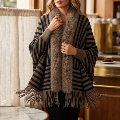 Benedetta Lorenzetti™ Faux Fur Cardigan for Effortless Style