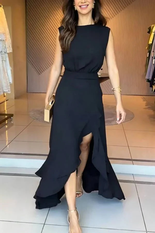 Benedetta Malacarne™ Flowy Maxi Dress for Evening Elegance