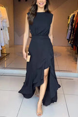 Benedetta Malacarne™ Flowy Maxi Dress for Evening Elegance