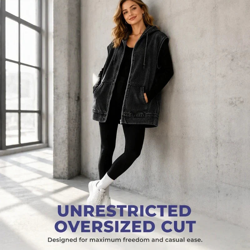 Beniamina Fazio™ Hooded Vest for Effortless Seasonal Style