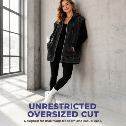 Beniamina Fazio™ Hooded Vest for Effortless Seasonal Style
