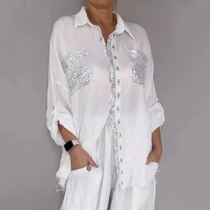 Berta Della Valle™ Matching Sequin Set for Occasion-Ready Sparkle