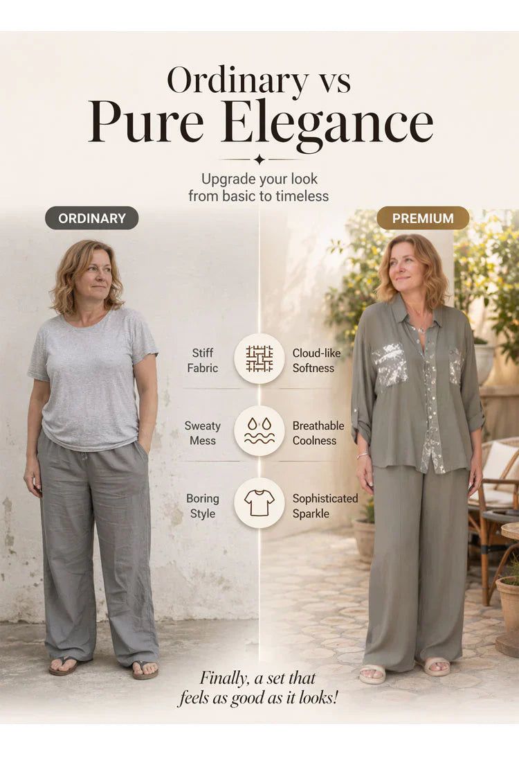 Berta Della Valle™ Matching Sequin Set for Occasion-Ready Sparkle