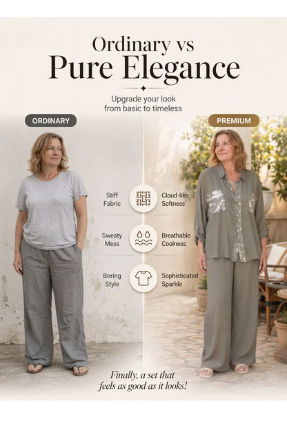 Berta Della Valle™ Matching Sequin Set for Occasion-Ready Sparkle
