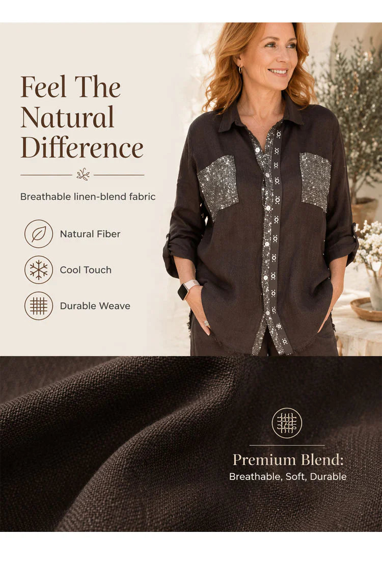 Berta Della Valle™ Matching Sequin Set for Occasion-Ready Sparkle