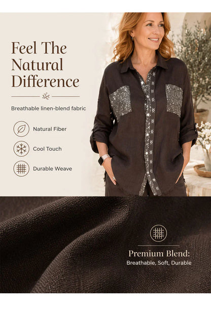 Berta Della Valle™ Matching Sequin Set for Occasion-Ready Sparkle