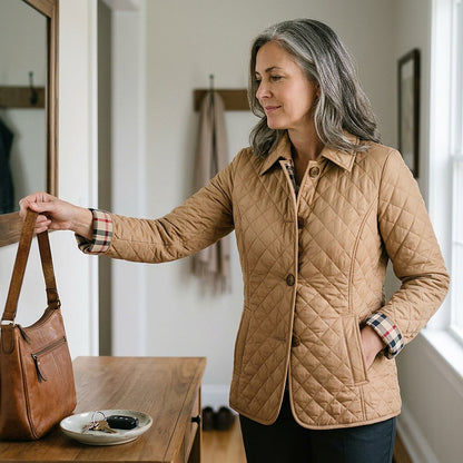 Berta Zamboni™ Versatile Quilted Jacket for Polished Layering