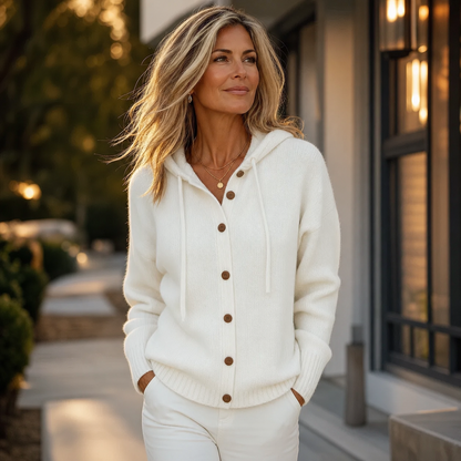 Bianca Bonarrigo™ Cozy Hooded Cardigan for Easy Layering
