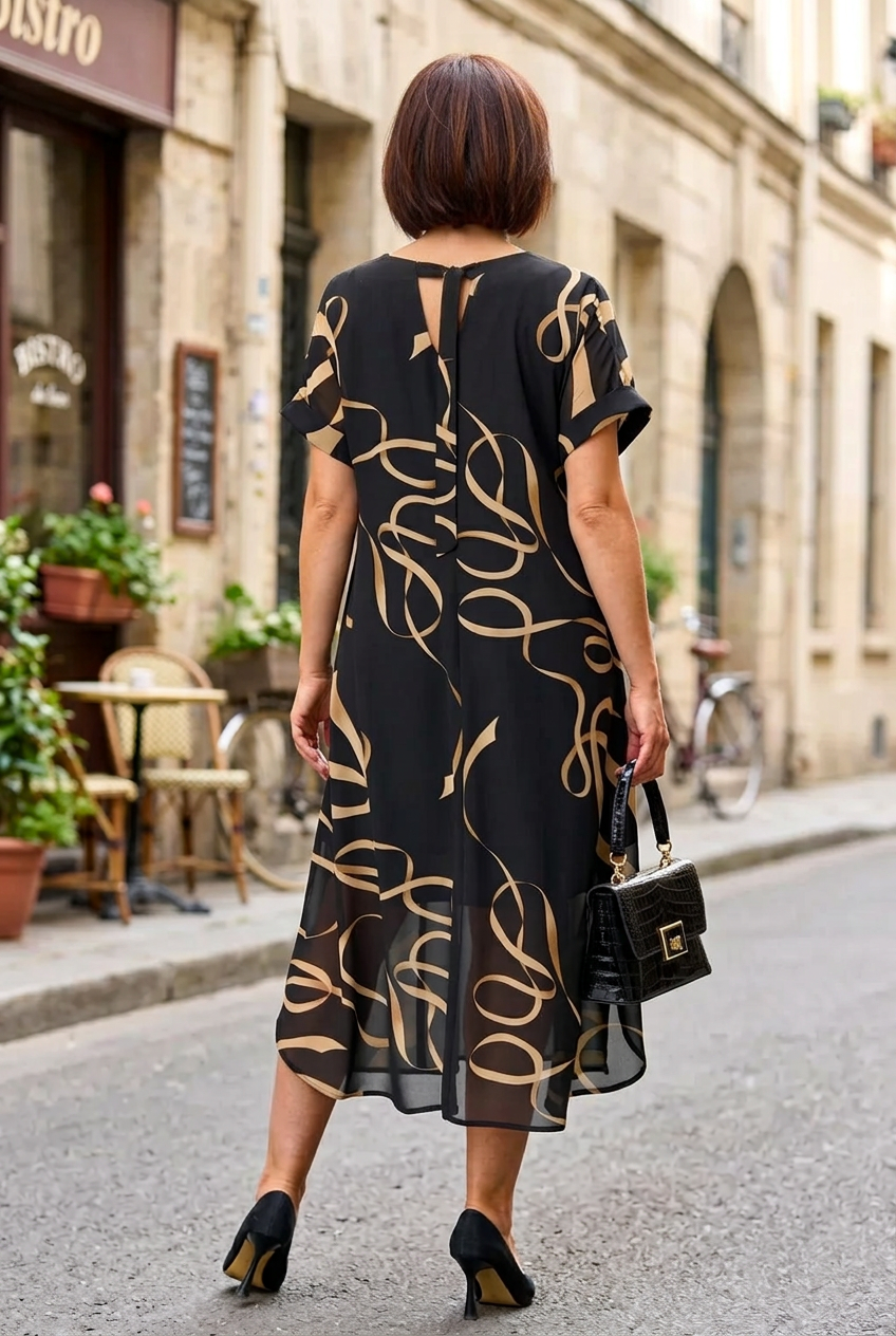 Bianca Borgognini™ Effortless Dress for All-Day Comfort