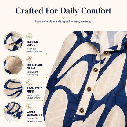 Bianca Borsani™ Versatile Geometric Dress for Effortless Days