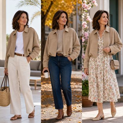 Bianca Boselli™ Versatile Bomber for Effortless Layering
