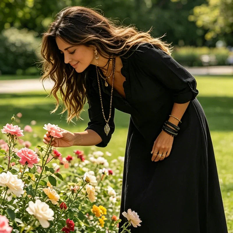 Bianca Napoletano™ Flowy Maxi Dress for Effortless Summer Style