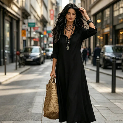 Bianca Napoletano™ Flowy Maxi Dress for Effortless Summer Style