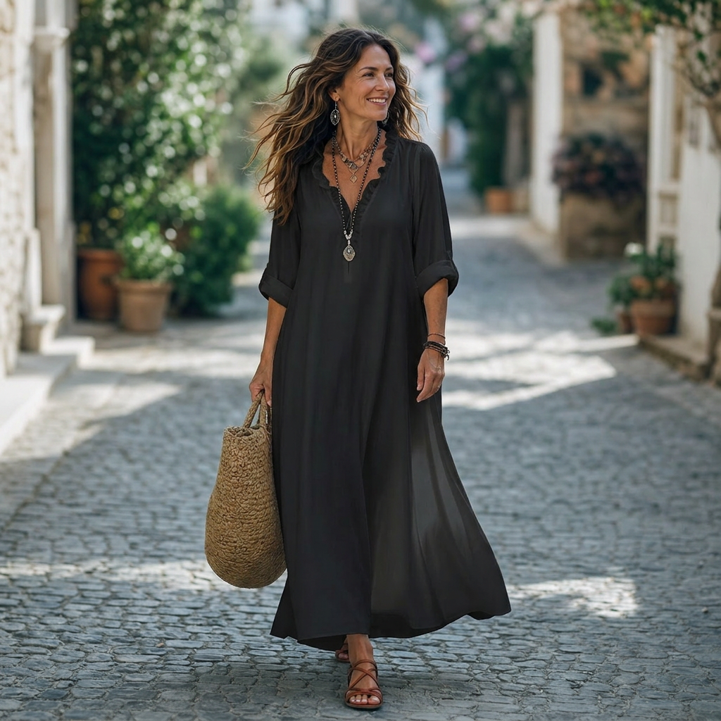 Bianca Napoletano™ Flowy Maxi Dress for Effortless Summer Style