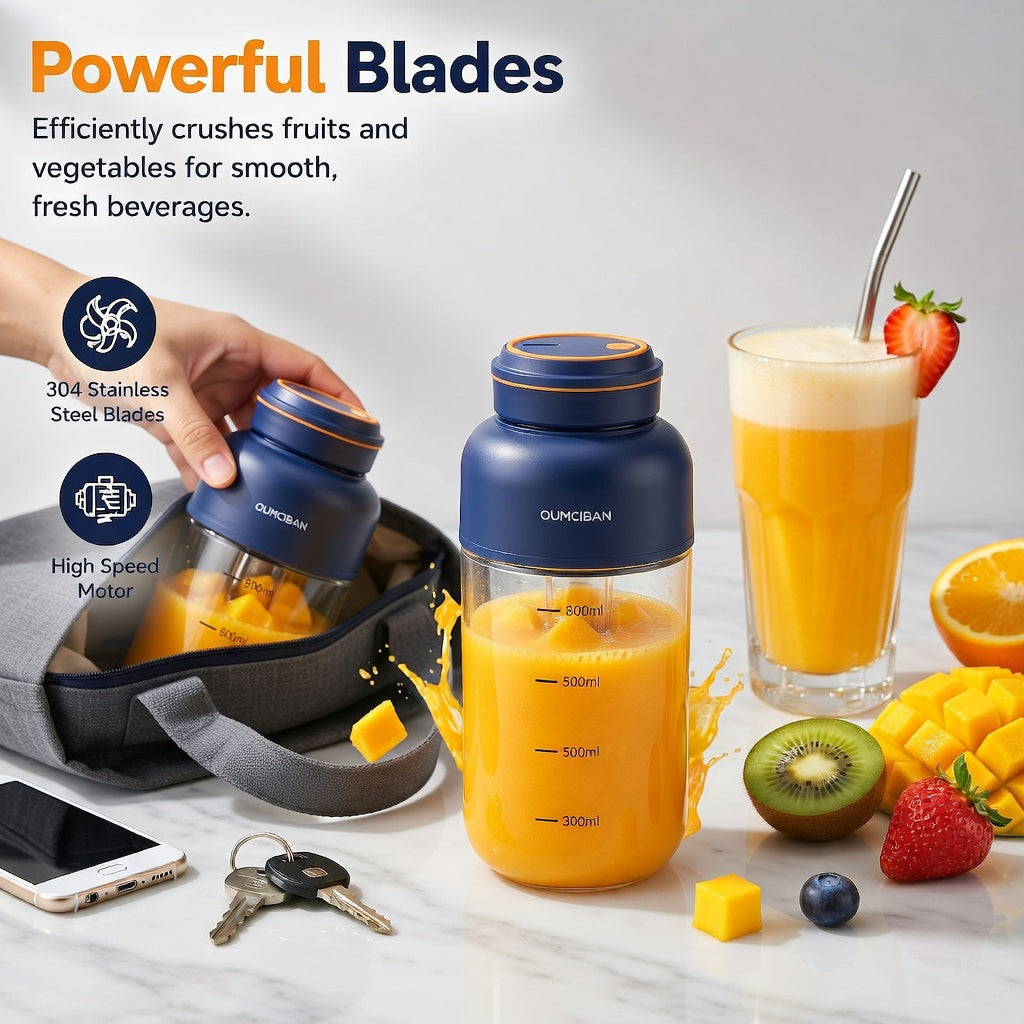 BlendGo Pro™ Portable Personal Blender for Healthy Routines