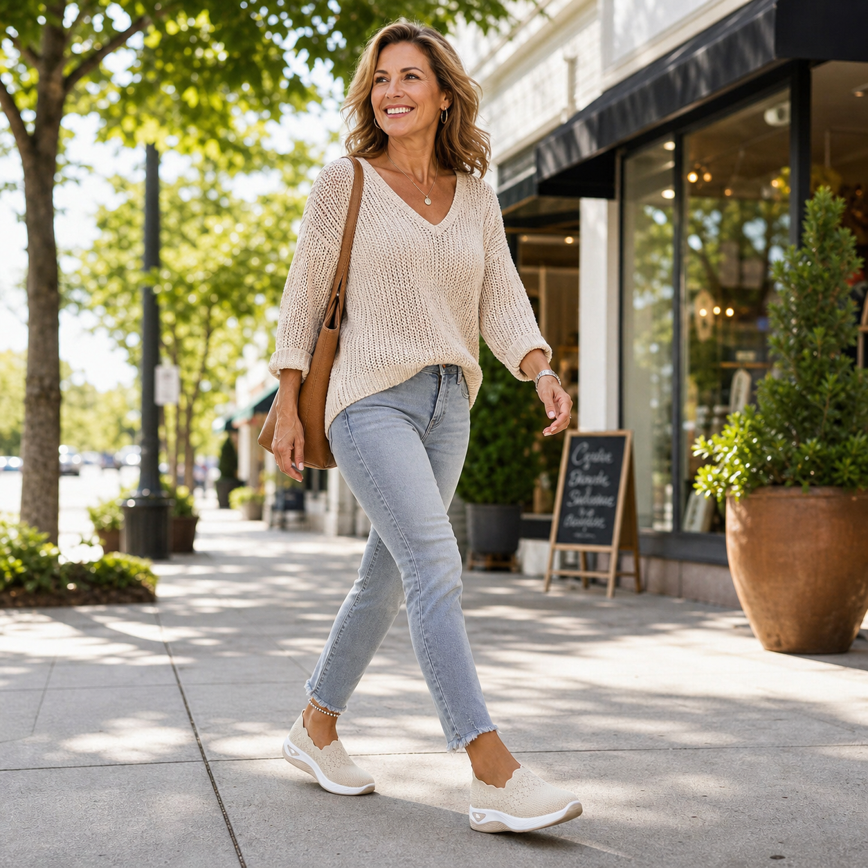 BreezeStep™ Cushioned Slip-On Shoes for All-Day Walking