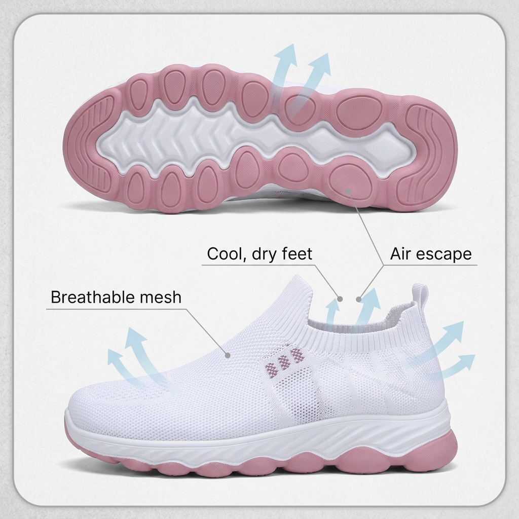 BreezeStep Prime™ Breathable Comfort Shoes for Effortless Wear